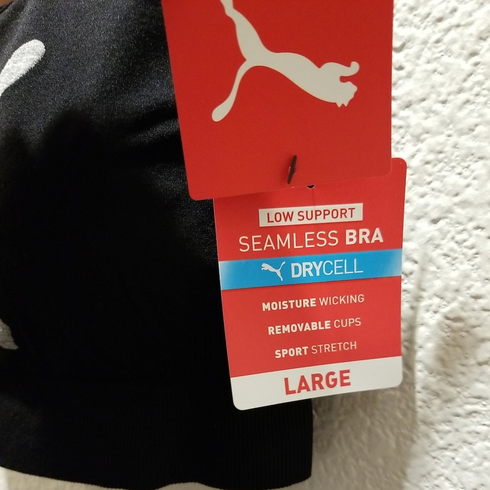 Puma Large Compression Bra - Picture 5 of 11
